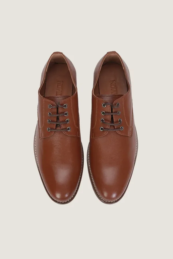 Wigmore Derby Shoes – Tan – view 4