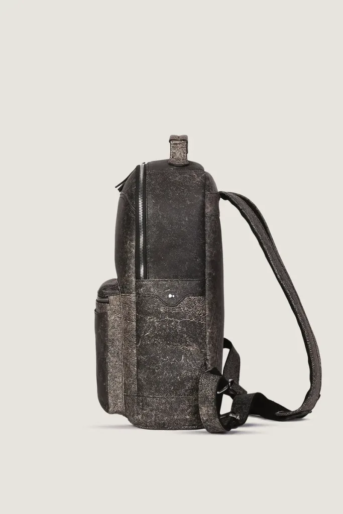 Camden Leather Backpack – Antique Black – view 2
