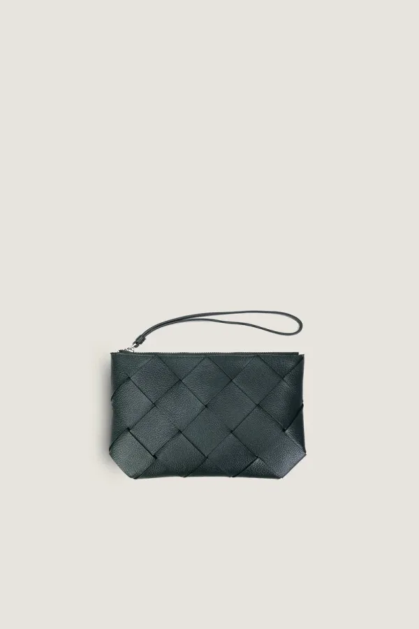 Clerkenwell Leather Pouch – Forest Green – view 1