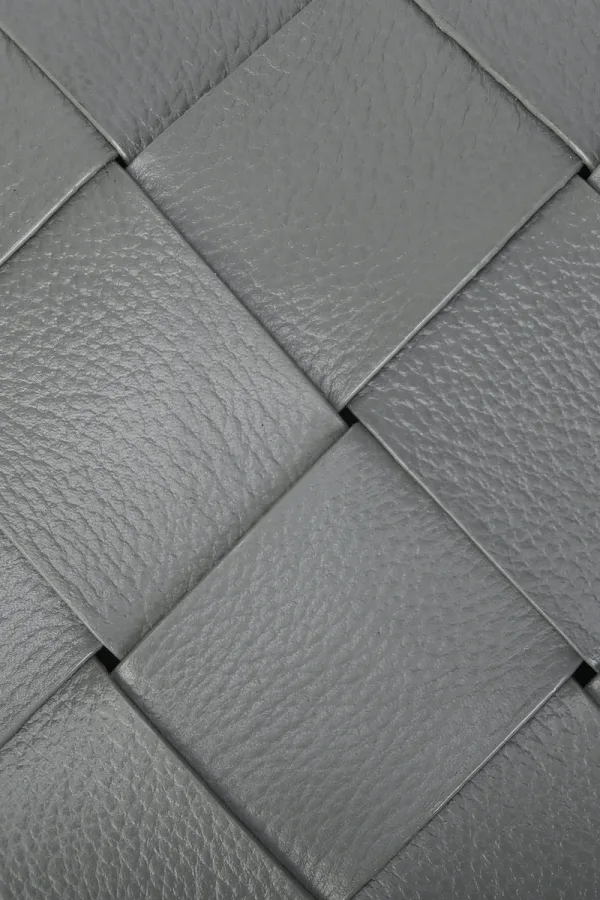 Clerkenwell Leather Pouch – Light Grey – view 4