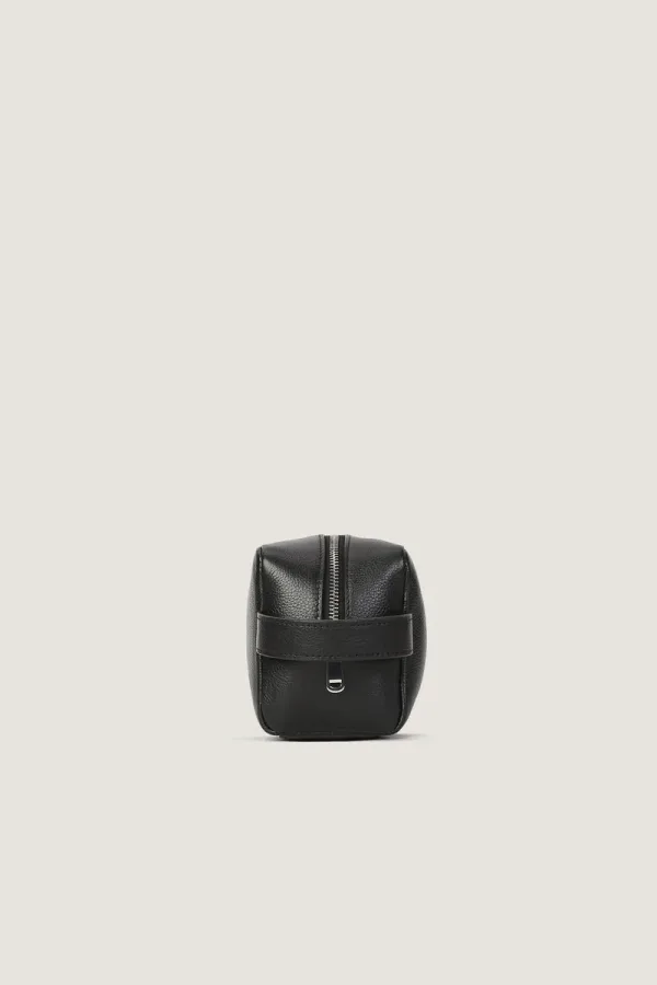 Greenwich Leather Wash Bag – Travel bag – Black – view 3