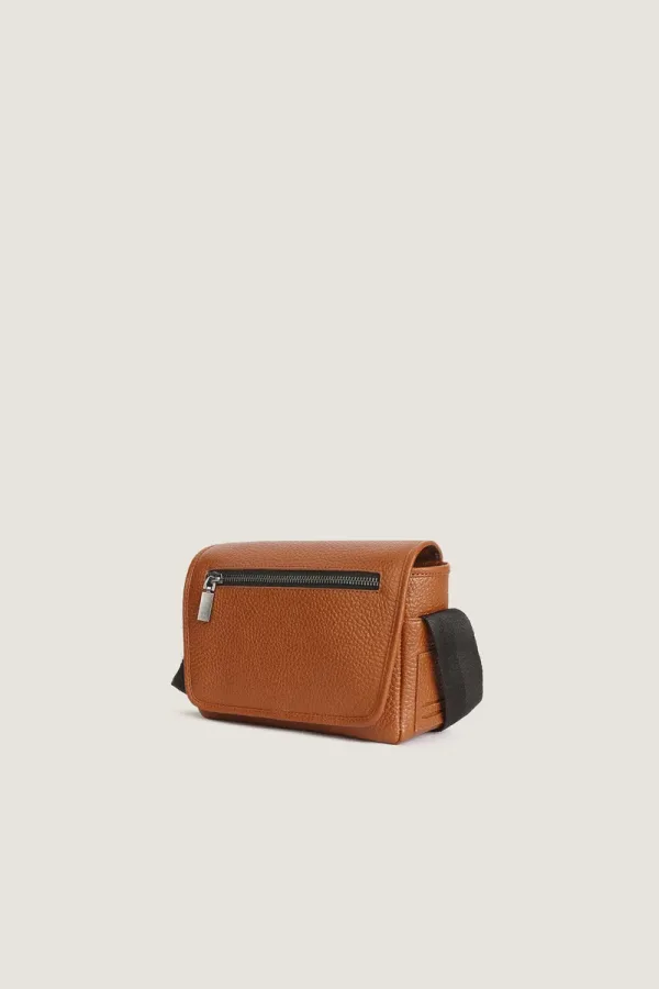 Hoxton Mini Flap Crossbody Bag – Chestnut – view 2