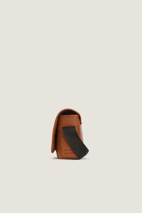Hoxton Mini Flap Crossbody Bag – Chestnut – view 3