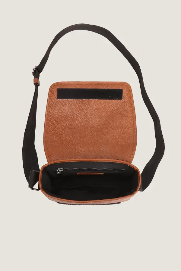 Hoxton Mini Flap Crossbody Bag – Chestnut – view 5