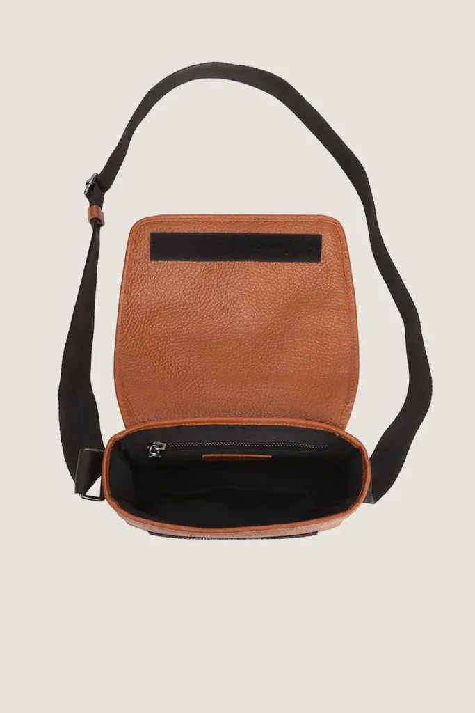 Hoxton Mini Flap Crossbody Bag – Chestnut – view 5