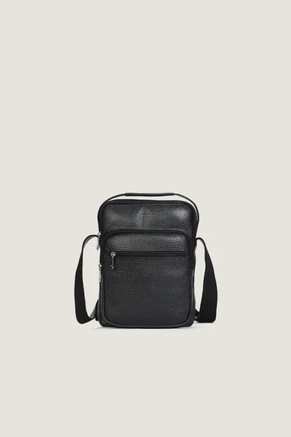 Notting Hill Leather Crossbody Bag – Black – view 1