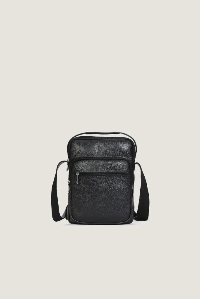 Notting Hill Leather Crossbody Bag – Black – view 1
