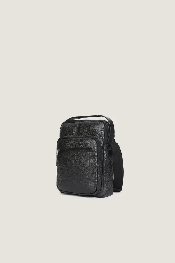 Notting Hill Leather Crossbody Bag – Black – view 2