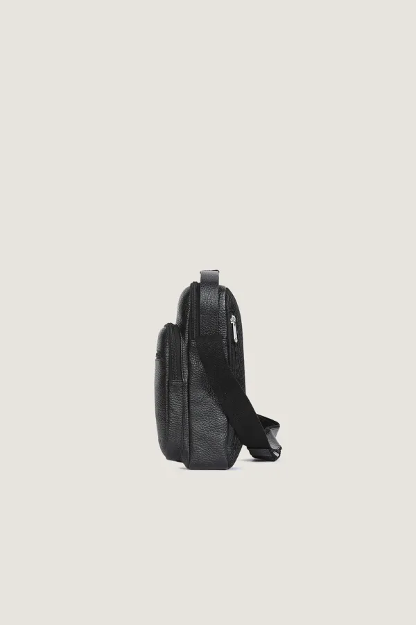 Notting Hill Leather Crossbody Bag – Black – view 3