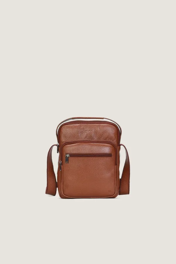 Notting Hill Leather Crossbody Bag – Brown – view 1