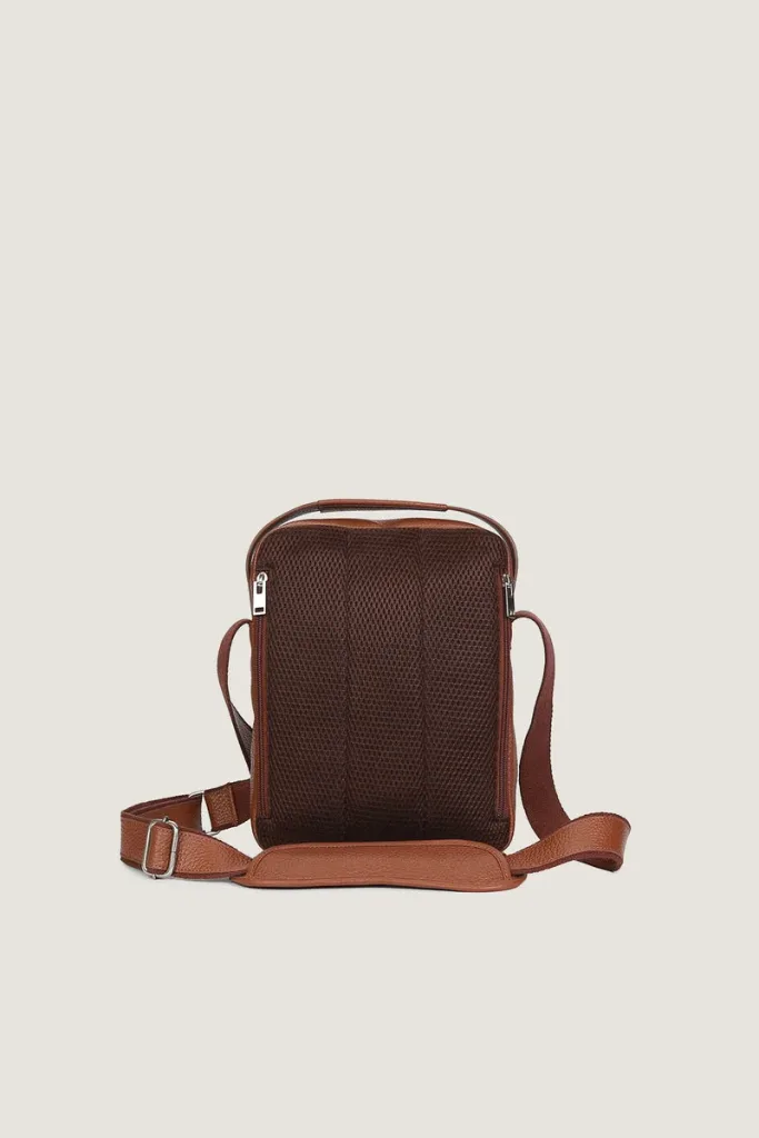 Notting Hill Leather Crossbody Bag – Brown – view 4