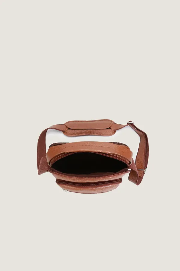 Notting Hill Leather Crossbody Bag – Brown – view 5