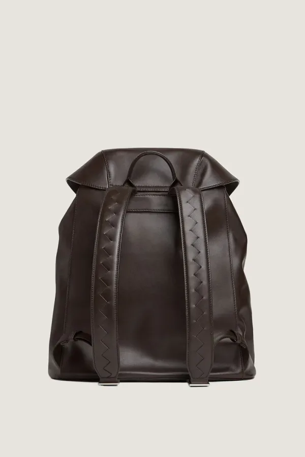 Shoreditch Leather Backpack – Chocolate Brown – view 4