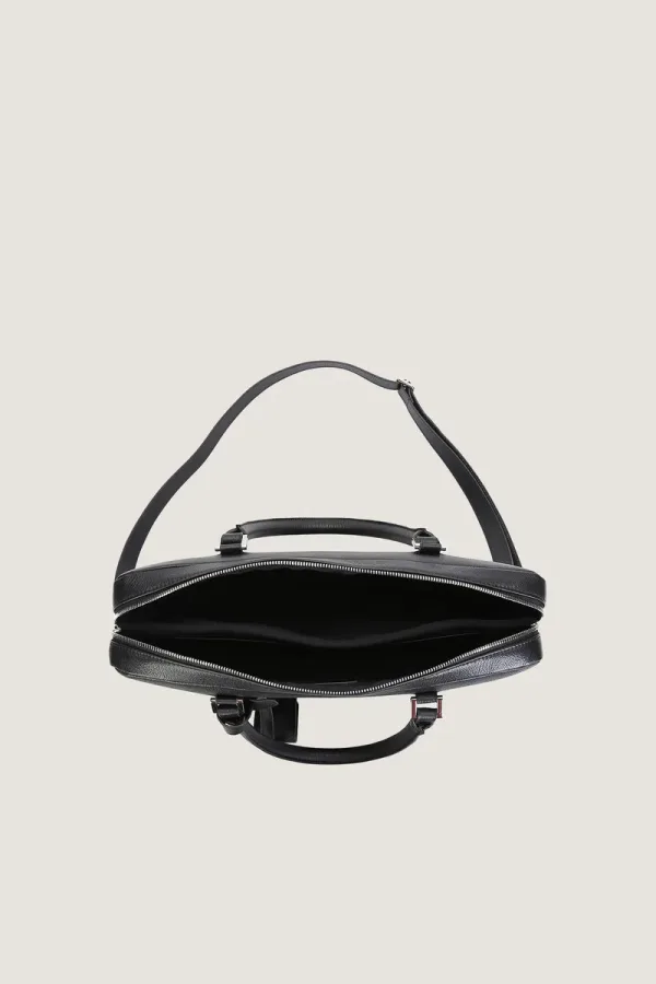 Westminster Leather Briefcase – Black – view 5