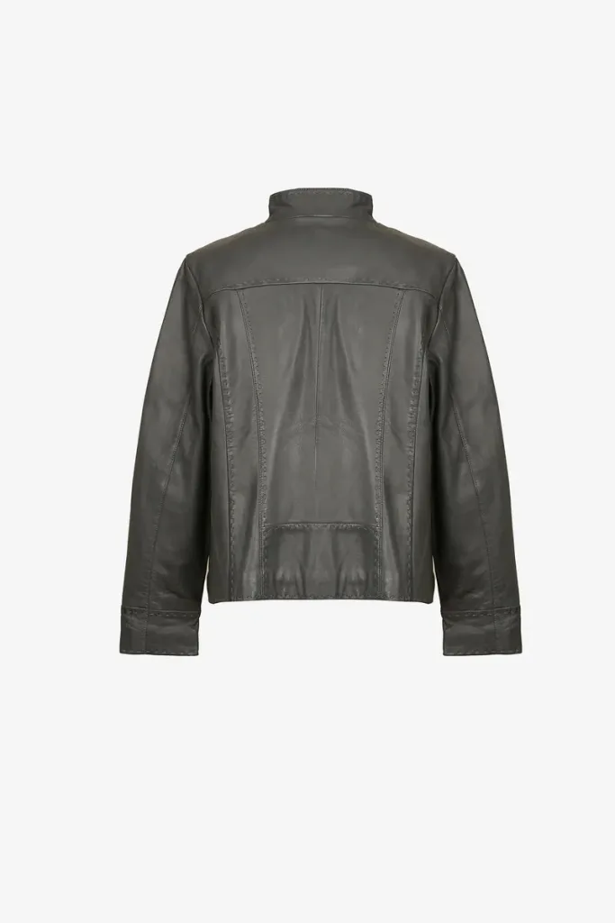 Herne Hill Leather Jacket – Charcoal – view 2