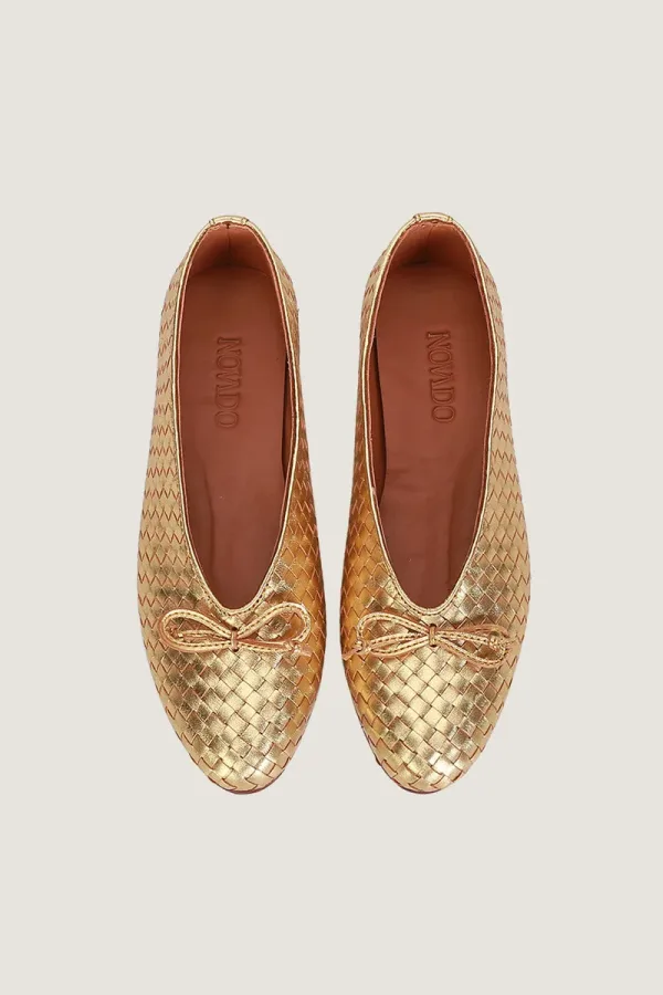 Berkeley Square Ballet Flats – Gold – view 4