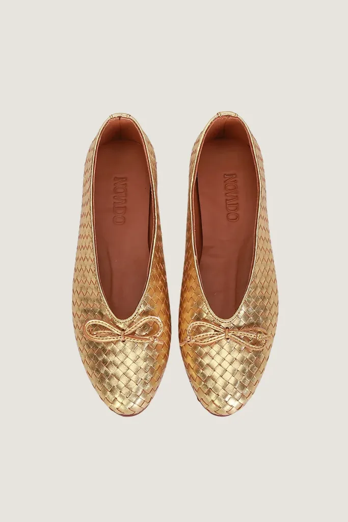 Berkeley Square Ballet Flats – Gold – view 4