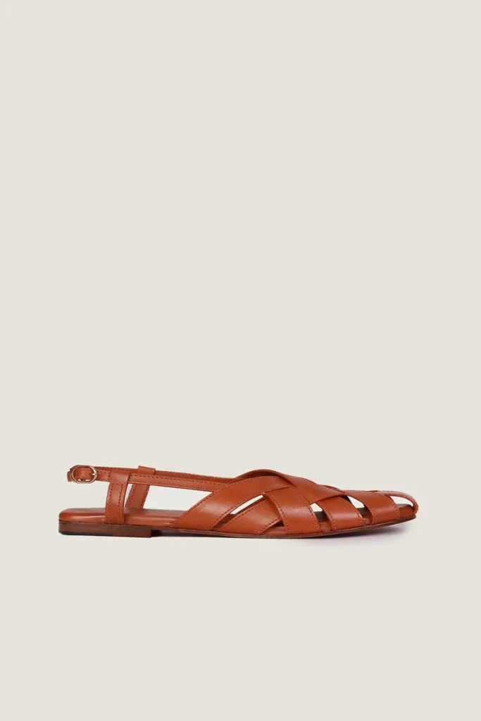 Hanover Square Leather Sandals – Tan – view 3