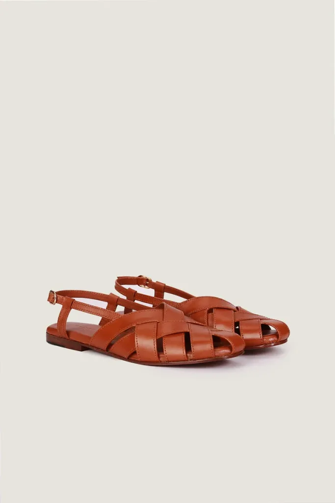 Hanover Square Leather Sandals – Tan – view 4