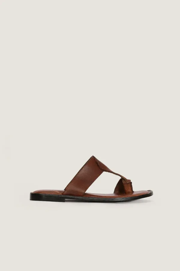 Montagu Square Kolhapuri Sandals – Brown – view 3