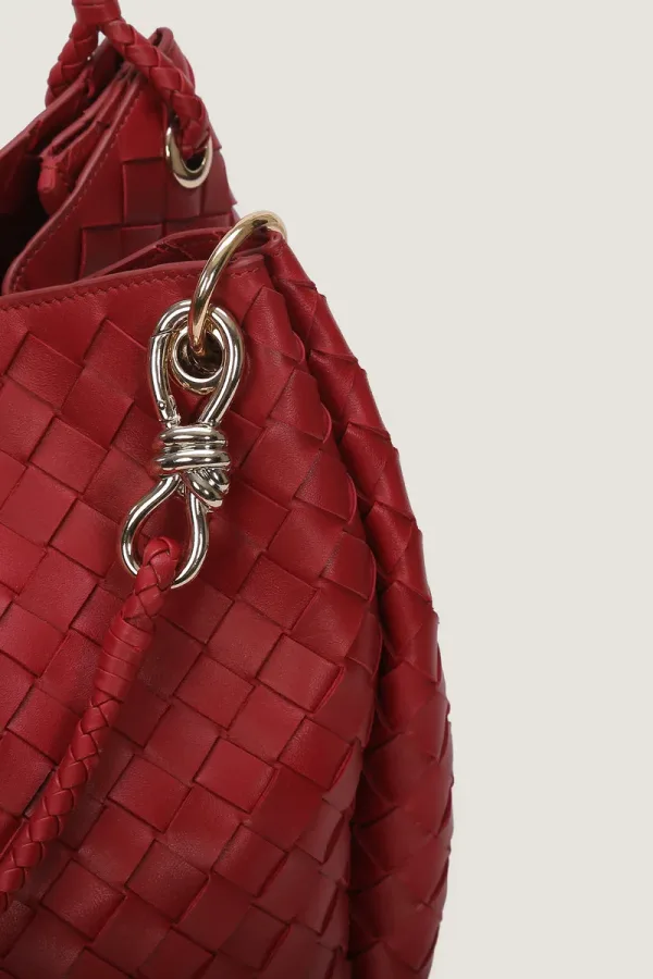 Addison Leather Handbag – Burgundy – view 2