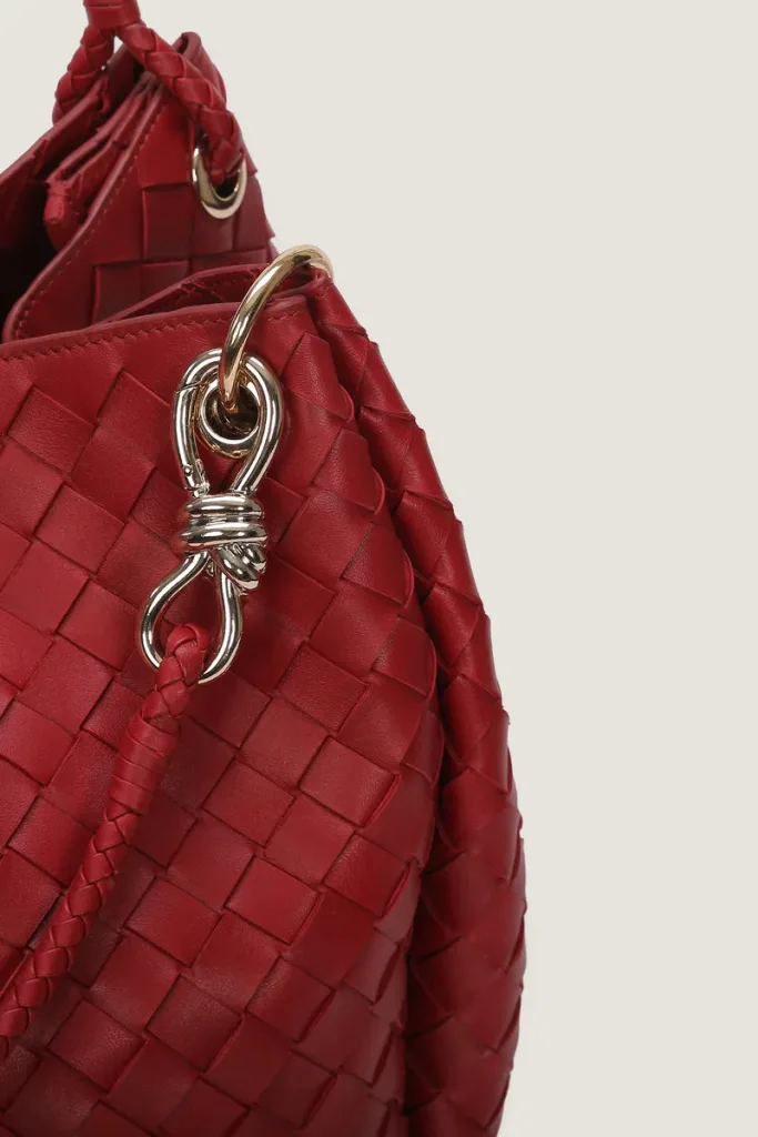 Addison Leather Handbag – Burgundy – view 2