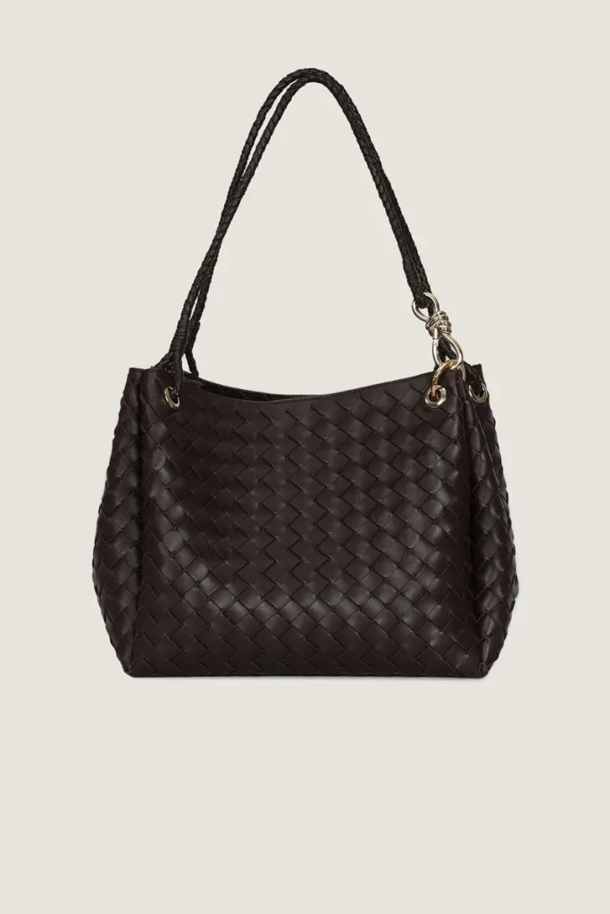 Addison Leather Handbag – Chocolate Brown – view 1