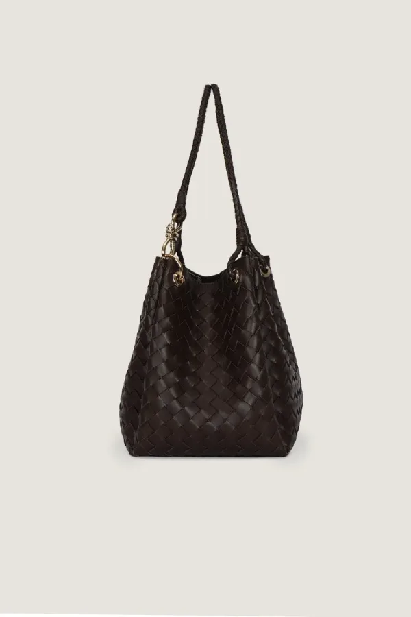Addison Leather Handbag – Chocolate Brown – view 3