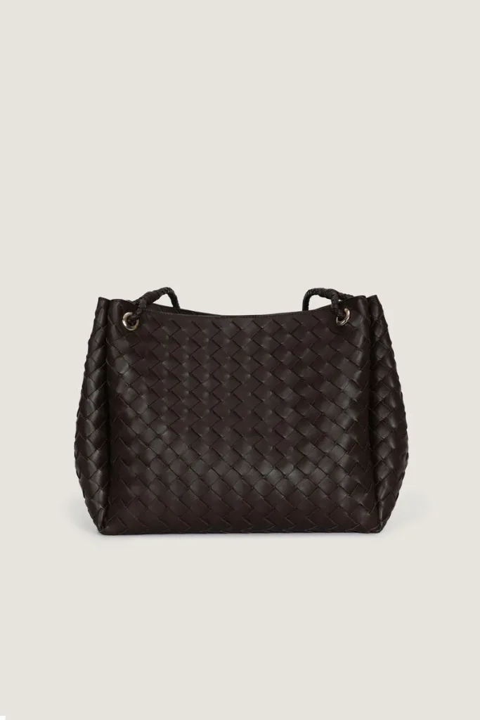 Addison Leather Handbag – Chocolate Brown – view 4
