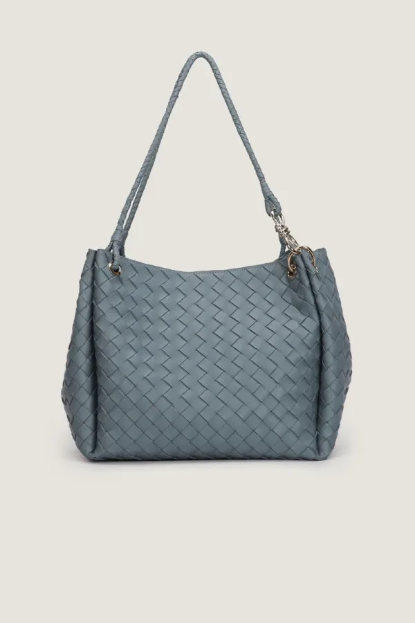 Addison Leather Handbag – Sea Grey – view 1