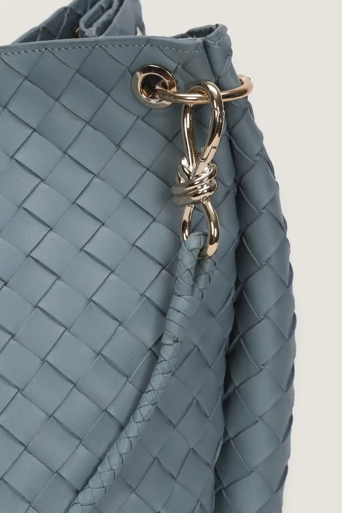 Addison Leather Handbag – Sea Grey – view 2