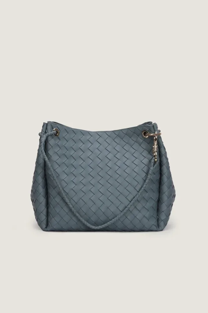 Addison Leather Handbag – Sea Grey – view 3