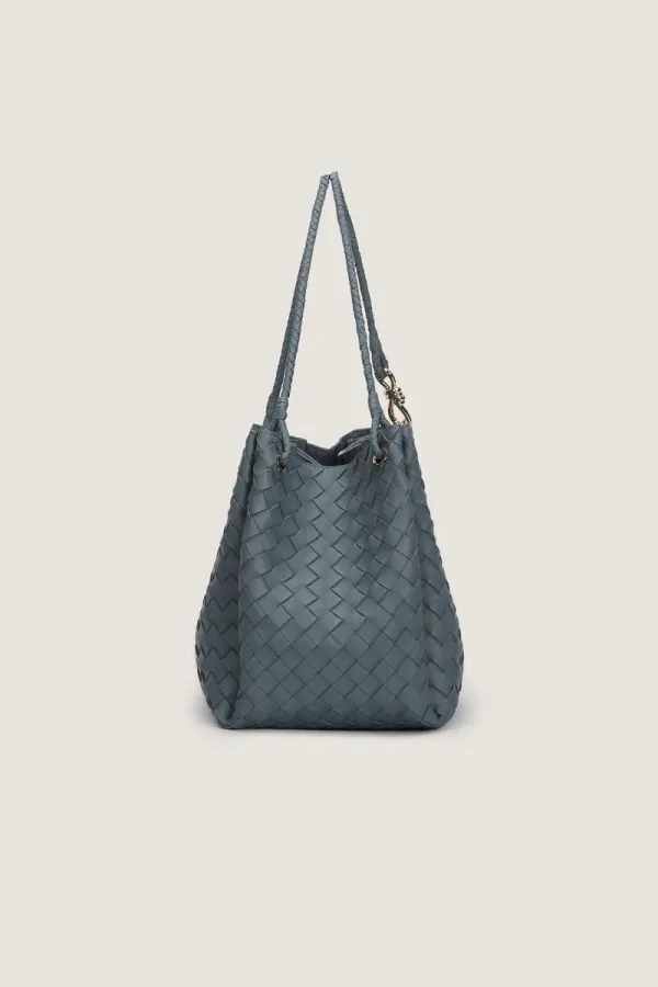 Addison Leather Handbag – Sea Grey – view 4