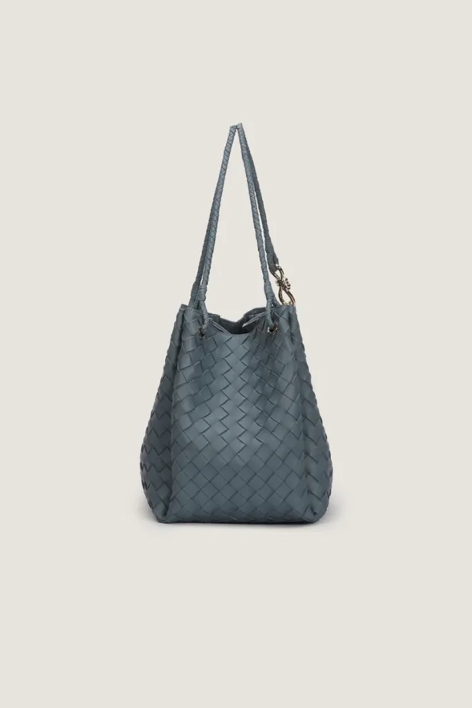 Addison Leather Handbag – Sea Grey – view 4