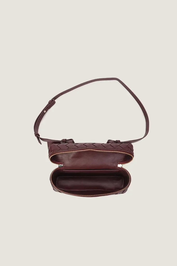 Albany Leather Crossbody Bag – Burgundy – view 4