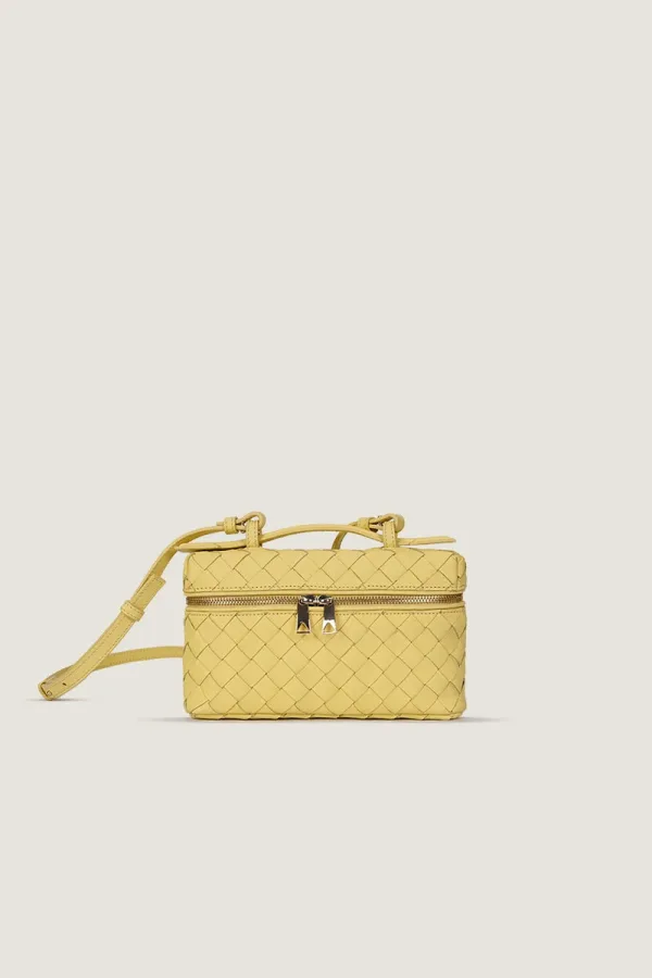Albany  Leather Crossbody Bag – Butter Yellow – view 1