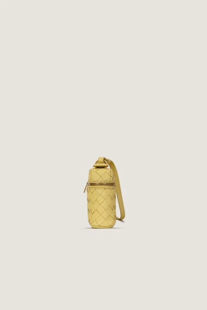Albany Leather Crossbody Bag – Butter Yellow – view 2