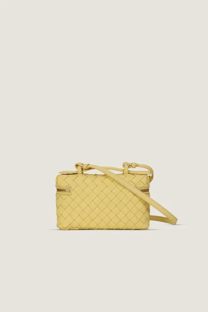 Albany Leather Crossbody Bag – Butter Yellow – view 3