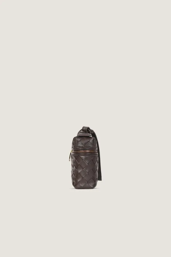 Albany  Leather Crossbody Bag – Chocolate Brown – view 2
