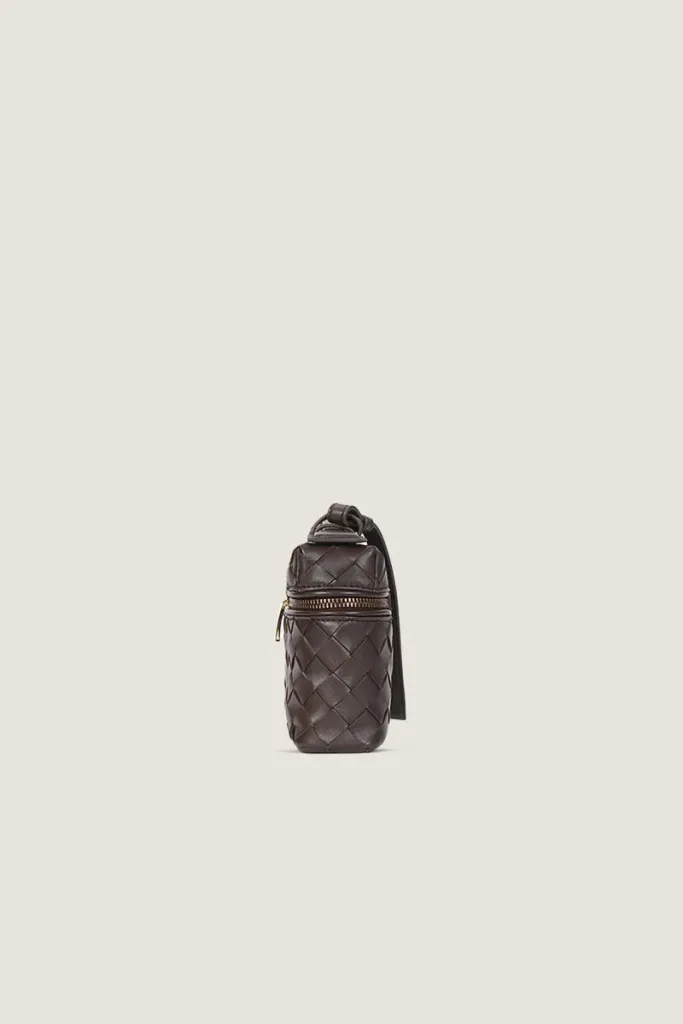 Albany  Leather Crossbody Bag – Chocolate Brown – view 2