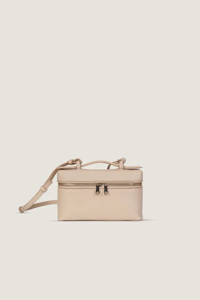 Albany Leather Crossbody Bag – Off White – view 1