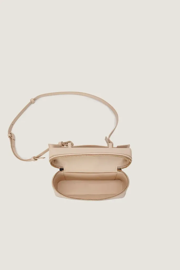 Albany Leather Crossbody Bag – Off White – view 4