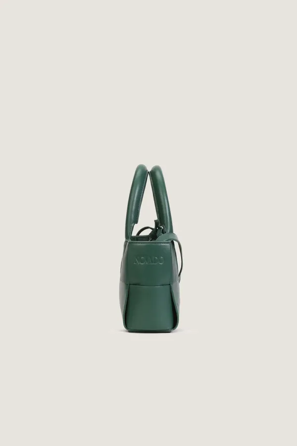 Bruton Leather Tote Bag – Emerald Green – view 3