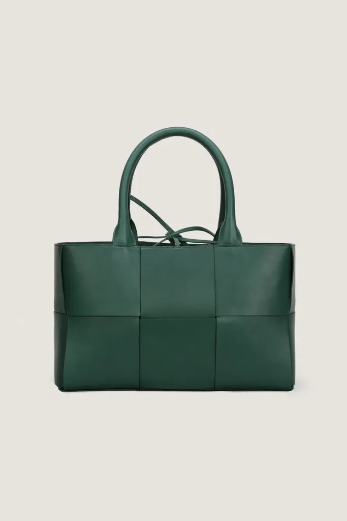 Bruton Leather Tote Bag – Green – view 1