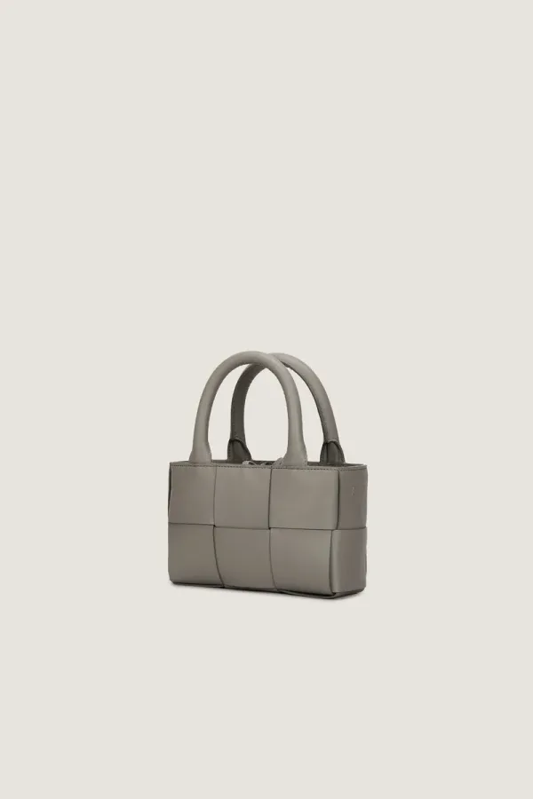 Bruton Leather Tote Bag – Grey – view 4