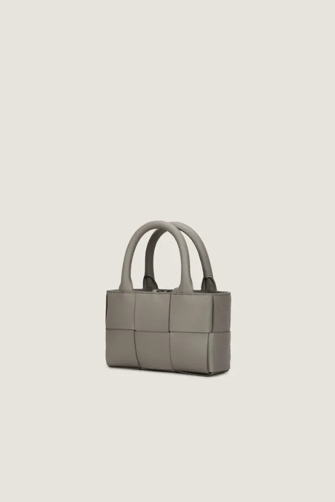 Bruton Leather Tote Bag – Grey – view 4