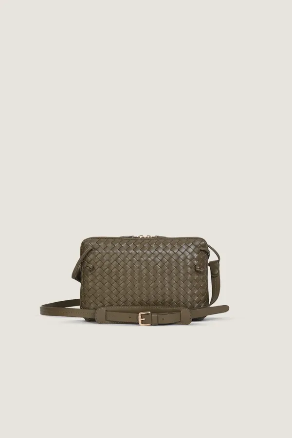 Burlington Gardens  Leather Crossbody Bag – Olive – view 1