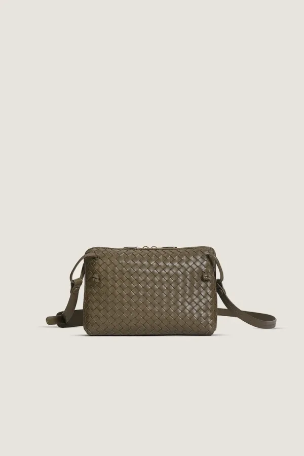 Burlington Gardens  Leather Crossbody Bag – Olive – view 4