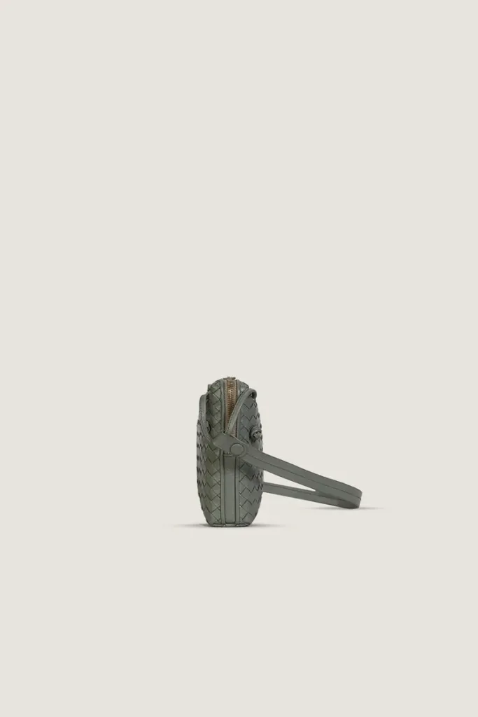 Burlington Gardens Leather Crossbody Bag – Sea Grey – view 3