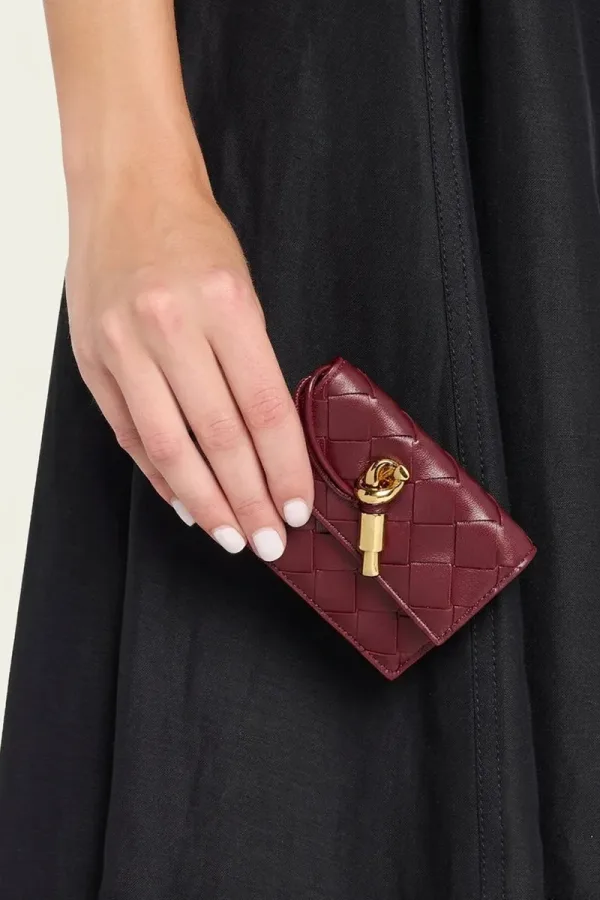 Chiltern Leather Card Holder – Burgundy – view 1